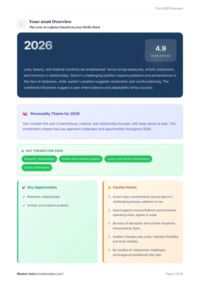 Year Overview & Rating