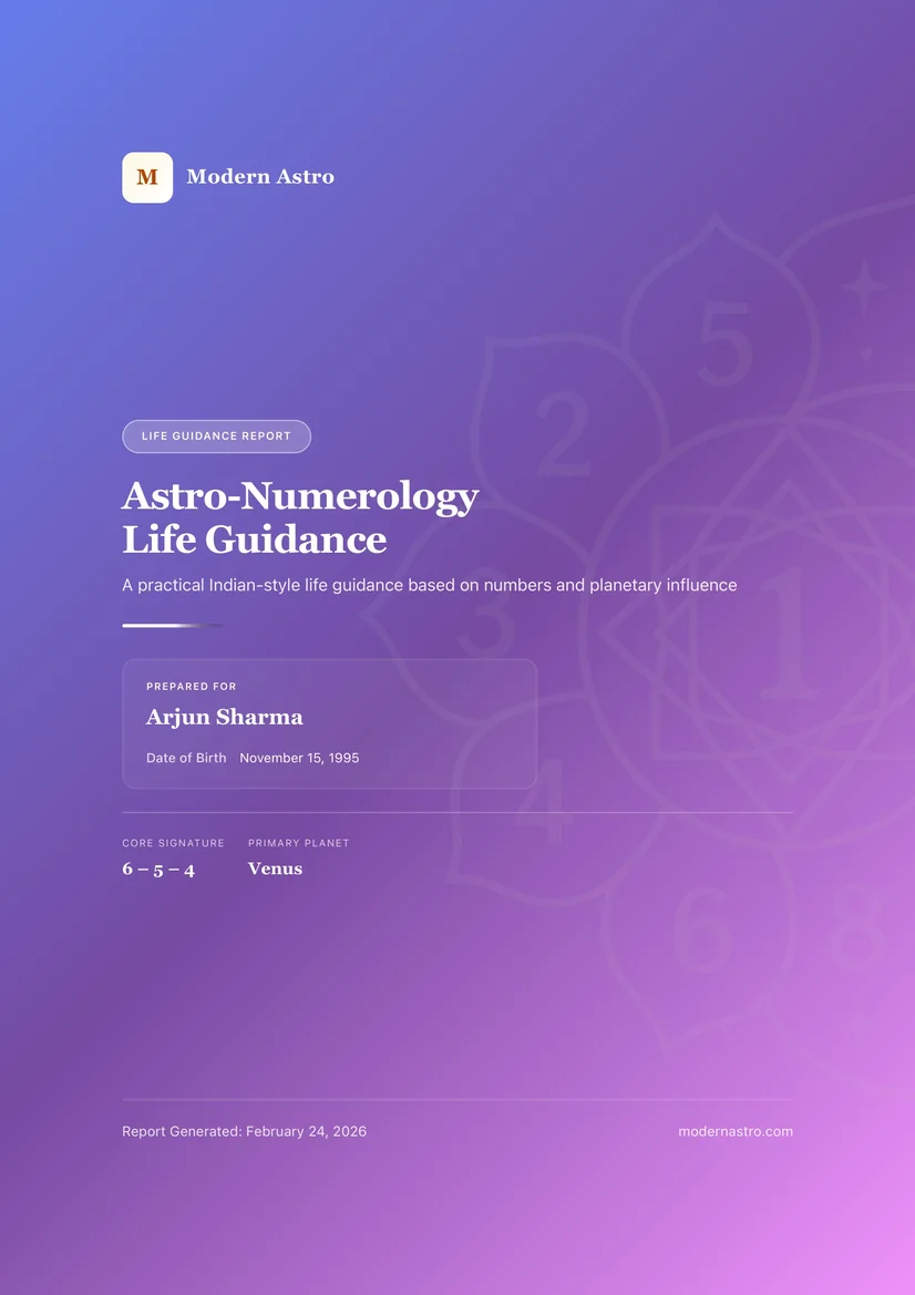 Life Guidance Report