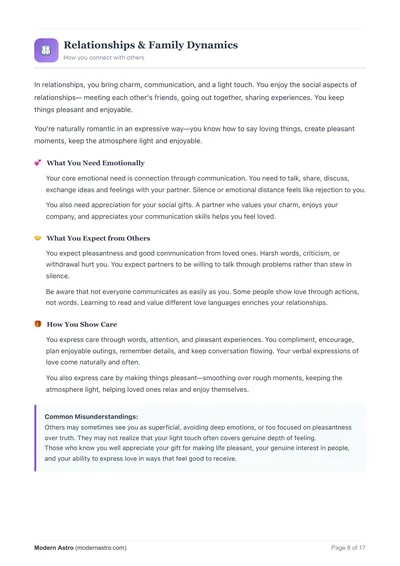 Relationships & Family