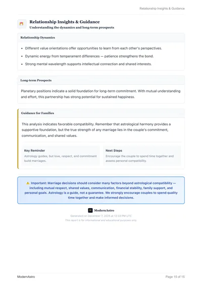 Relationship Insights & Guidance