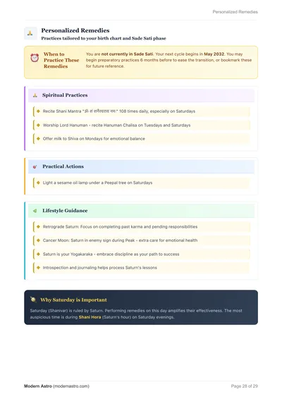 Personalized Remedies